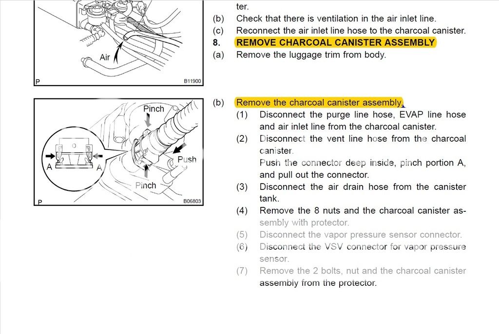 Charcoal Canister replacement Lexus IS Forum
